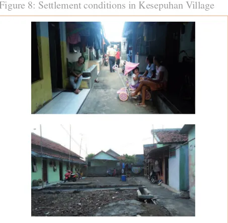 Figure 8: Settlement conditions in Kesepuhan Village
