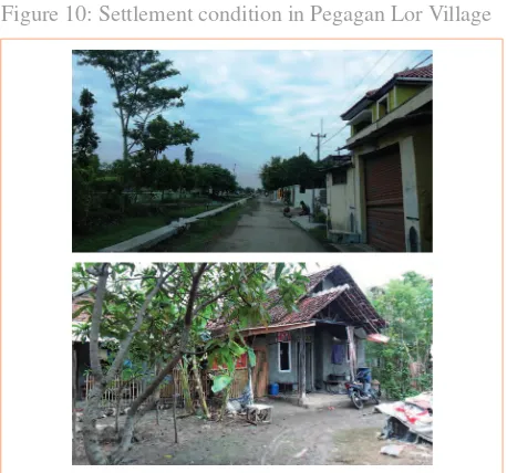 Figure 10: Settlement condition in Pegagan Lor Village