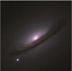 Gambar  4.3.  Supernova  1994D  pada  pinggiran  galakasi  NGC  4526  Salah  satu  supernova yang terlihat 