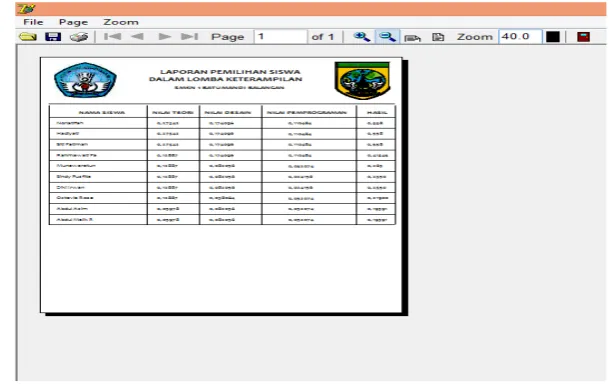 Gambar 3.3 Laporan Analytical Hierarchy Process 