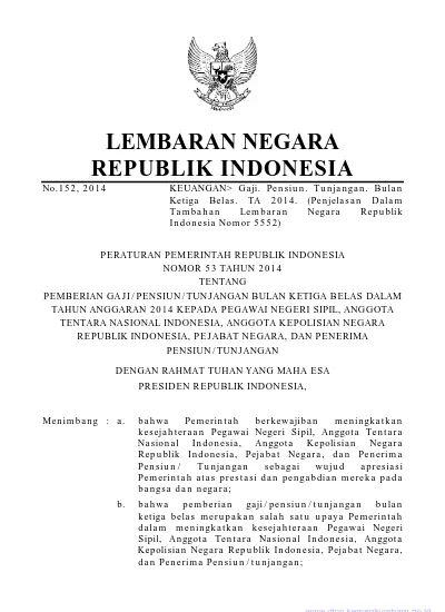 LEMBARAN NEGARA REPUBLIK INDONESIA