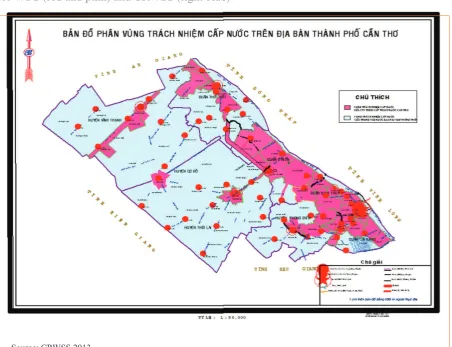 Figure 5: map of the water supply concession area 