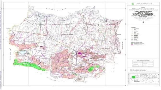 Gambar 1 Kawasan KPH Balapulang 