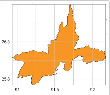 Figure 3: Spatial Extent of Kamrup District