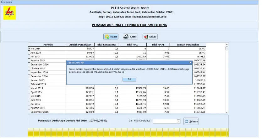 Gambar 3. Form Data Konstanta 