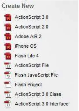 Gambar 2.9 Tampilan Lembar Kerja Adobe Flash CS5 