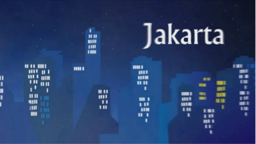 Gambar 2. Elemen Background Fiktif Kota Jakarta 