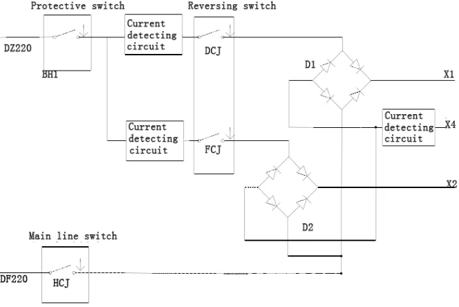 Figure 2. Hardware schematic diagram of switch control circuit   