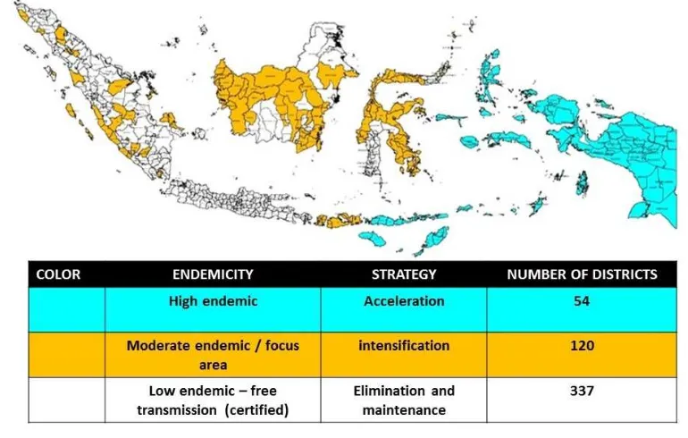 Figure 4 : Strategy Mapping based on Malaria Endemicity 