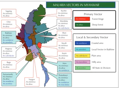Table 2: Distribution of population by risk areas, Myanmar in 1988 – 2011