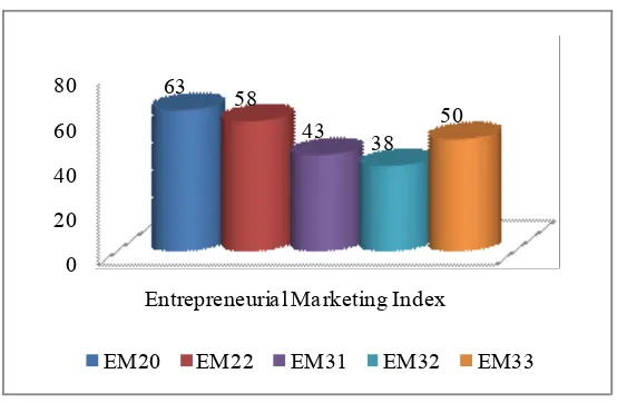Figure 5. Entrepreneurial marketing index 
