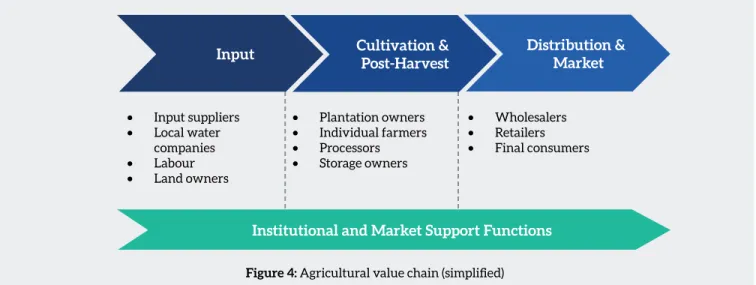 Figure 4: Agricultural value chain (simplified)