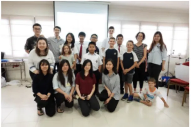 Gambar  6. Tim Pelaksana PkM bersama siswa/I  dan guru SPH Sentul