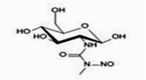 Gambar 2.1. Rumus bangun streptozotocin 