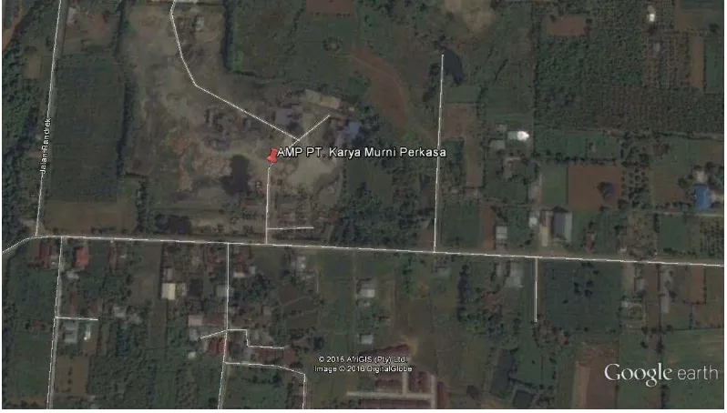 Gambar 3.3  terletak pada JL. Pertahanan Dusun II Desa Patumbak II Kecamatan Lokasi AMP PT