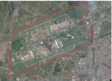 Gambar 1. 1 Lokasi Bandara Soekarno Hatta. 