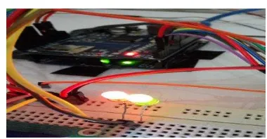 Gambar 6. Hasil Pengujian LED dan Arduino 