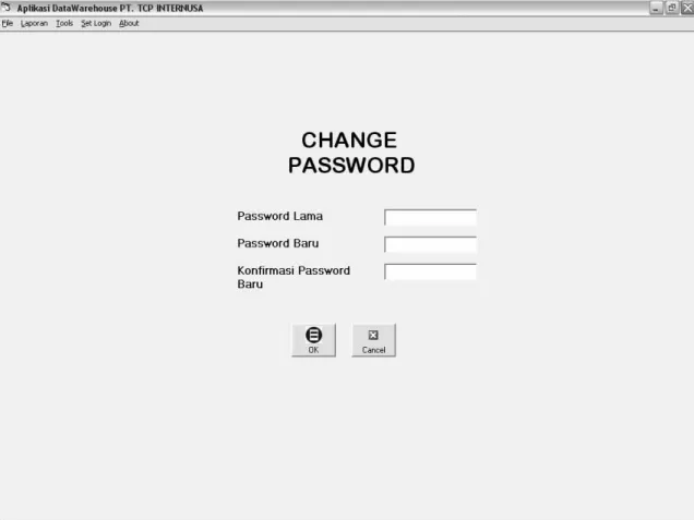 Gambar 4.23 Tampilan M enu Change Password 