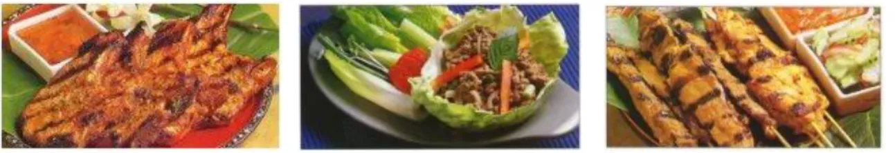 Gambar 1.7 Menu makanan atau masakan Laos 