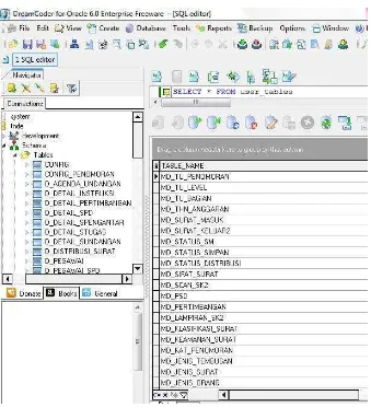 Gambar 5.1 Implementasi Database 1 