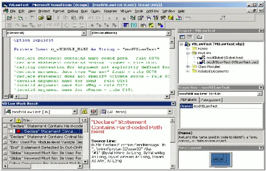 Gambar 6.5 Tampilan Visual Basic 6.0  7.4 Program Aplikasi 