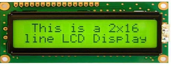 Gambar 2.9 Bentuk LCD (Liquid Cristal Display) 