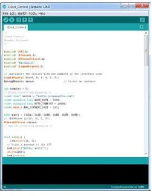 Gambar 12. Program Arduino IDE 