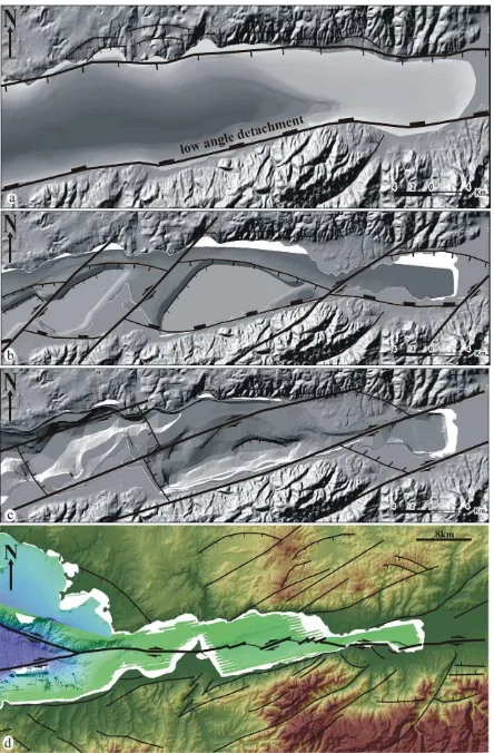 Fig. 14. a–d) Evolutionary stages of the İzmit Gulf (modiﬁed after Dolu et al., 2007, Fig