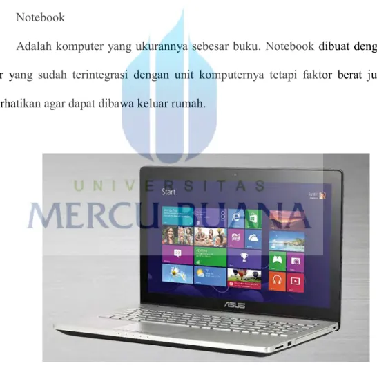 Gambar 3.2 Notebook 