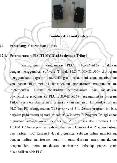 Gambar 4.3 Limit switch 