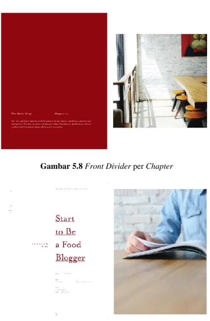Gambar 5.8 Front Divider per Chapter 