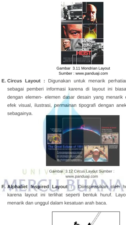 Gambar  3.11 Mondrian Layout  Sumber : www.panduaji.com 
