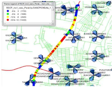 Gambar 7. Data Ec/No dari drive Test 