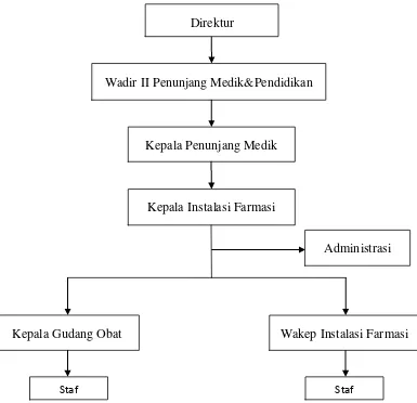 Gambar 5.5 Struktur Organisasi Farmasi Rumah Sakit Haji Medan 