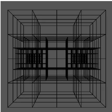 Figure 6.8: Grid reﬁnement of the adaptive representation of the function ob-tained by multiplication of f(x) eq