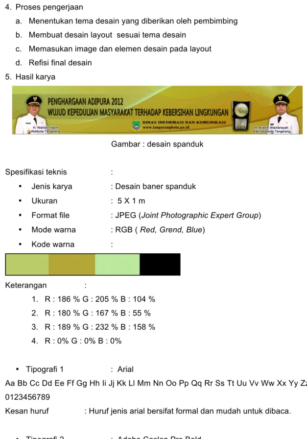 Gambar : desain spanduk 