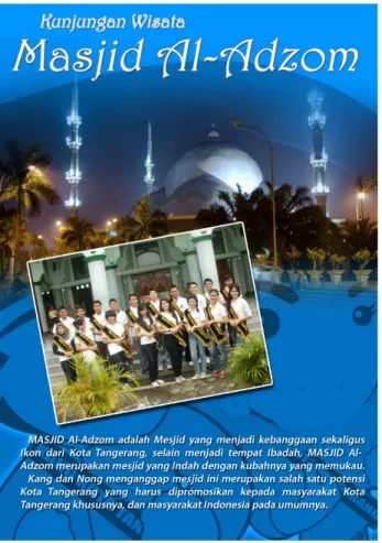 Gambar : Desain booklet kunjungan wisata 
