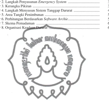 Gambar 2.  Langkah Penyusunan Emergency System ..................................