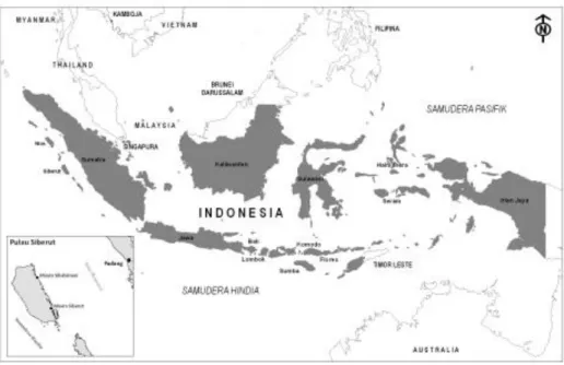 Gambar 2.1 Pulau Siberut, Sumatra Barat 