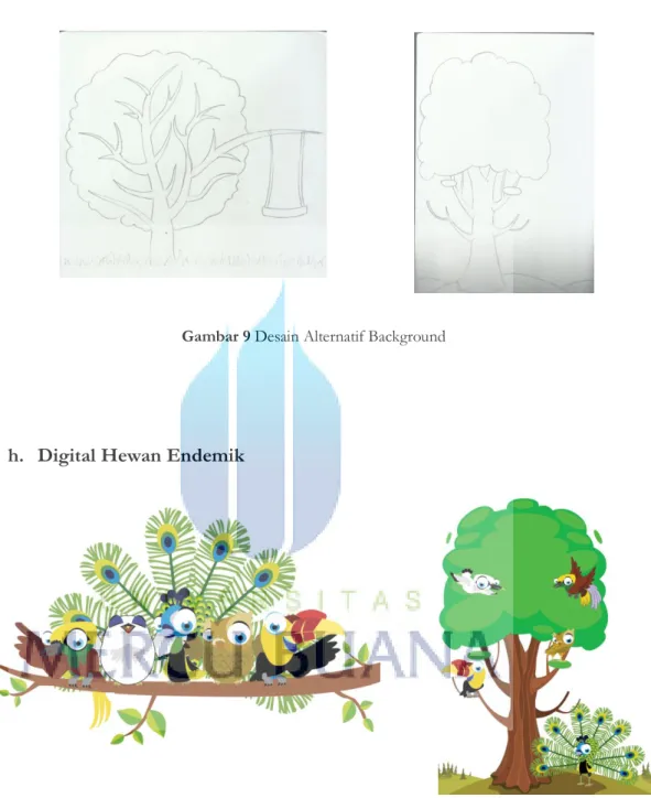 Gambar 9 Desain Alternatif Background 