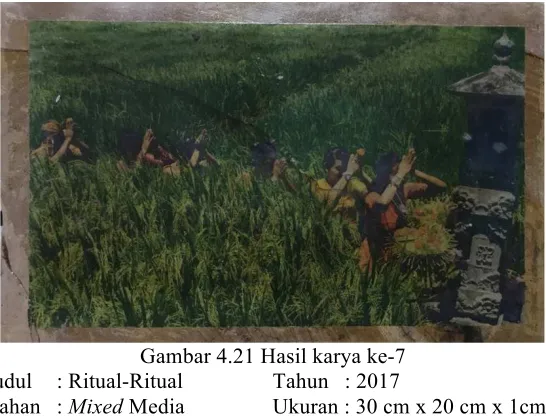 Gambar 4.21 Hasil karya ke-7 