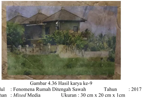 Gambar 4.36 Hasil karya ke-9 