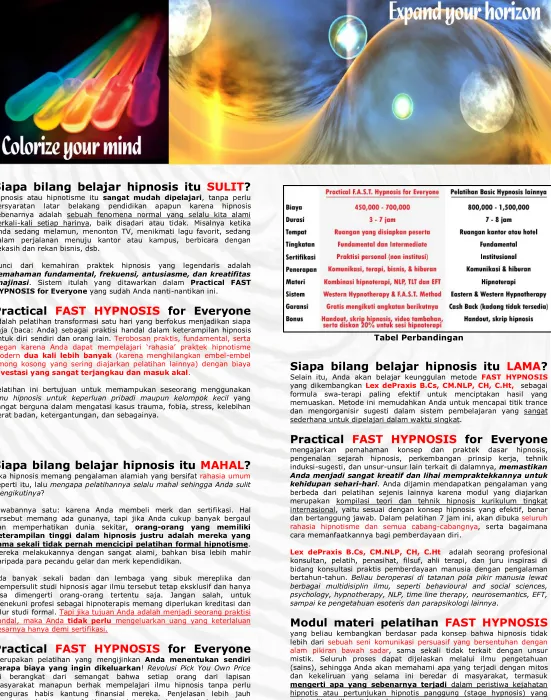 Tabel Perbandingan 
