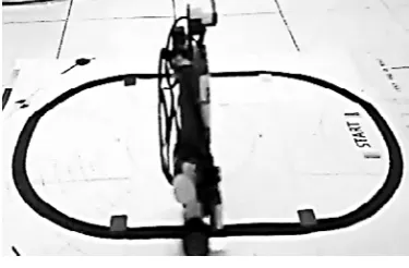 Figure 6. Robot and the Path 