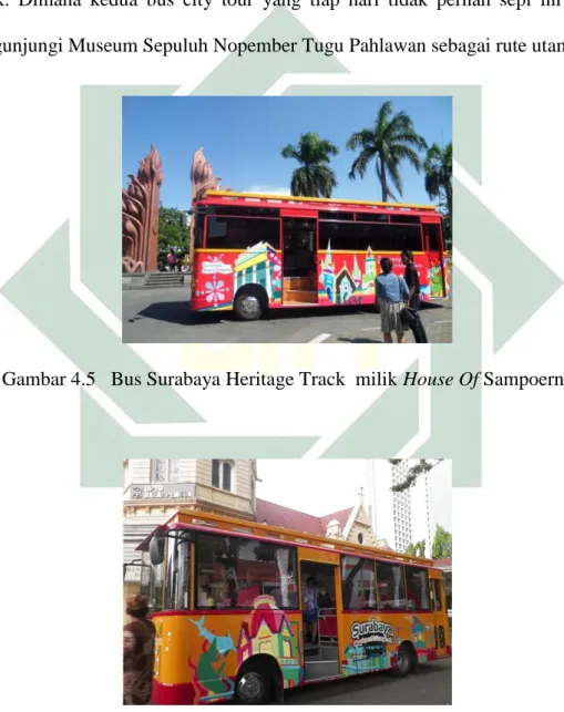 Gambar 4.5   Bus Surabaya Heritage Track  milik House Of Sampoerna 