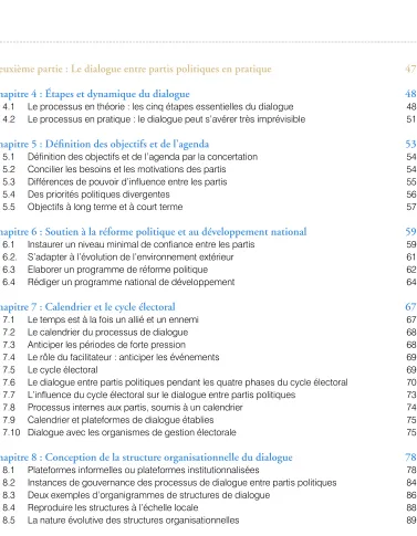 TABLE DES MATIÈRES