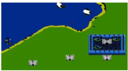 Gambar 1 Gameplay dari game “Rampart” 