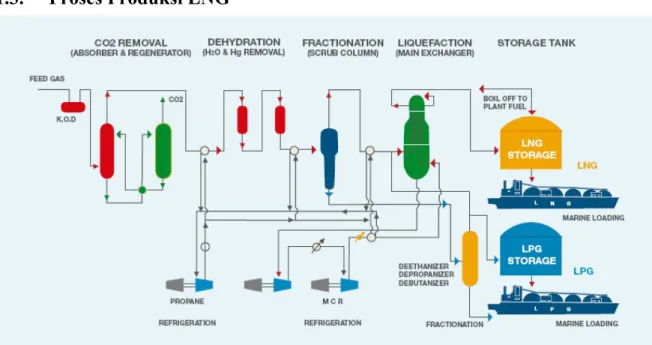 Gambar 3. Diagram Proses LNG