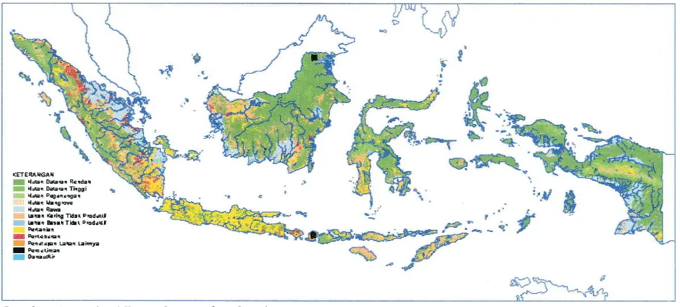 Gambar 1. Lokasi Desa Sesaot dan SetulangFigure 1. Location of Sesaot dan Setulang VillagesSumber: Kementerian Kehutanan, 1997