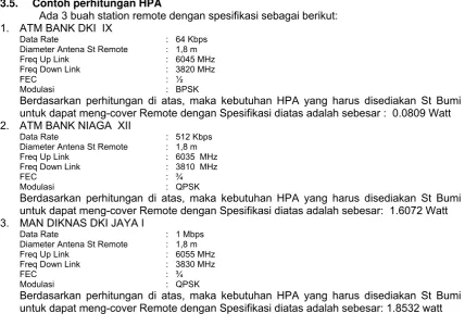 Tabel 4.  Hasil Perhitungan 1 
